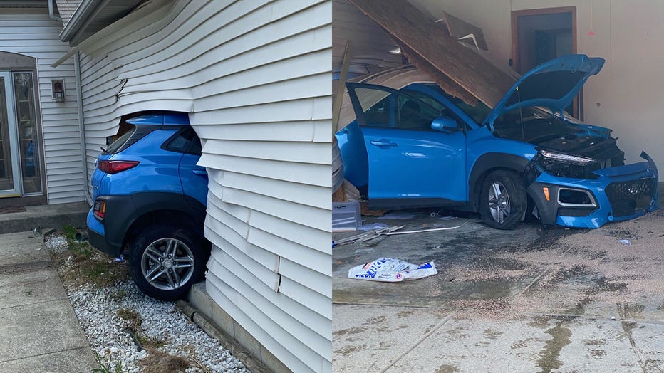 SUV crashes into home at 13th and Puetz, Oak Creek