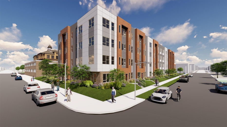RENDERING: Former Phillis Wheatley Elementary School to be redeveloped into apartments