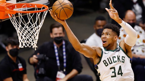 Bucks' Antetokounmpo All-NBA First Team for 3rd straight season
