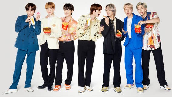BTS Meal arrives at McDonald's, along with limited-edition merch