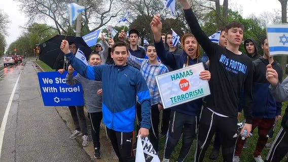 Pro-Israel rally in Lake Park; both sides react to Middle East conflict