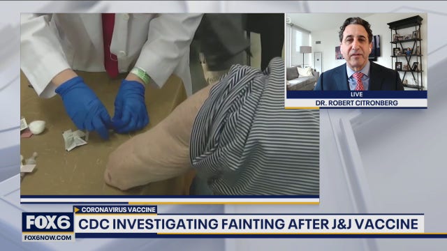 Fainting rates: CDC examines new issue related to J&J vaccine