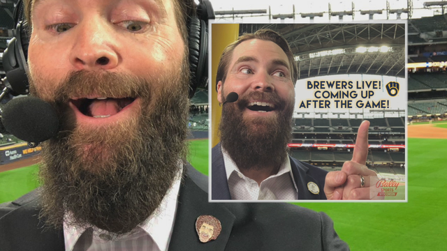 Dillard joins Brewers' TV broadcasts after 18 seasons as player