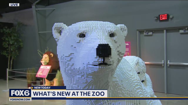 Exhibit features LEGO brick sculptures at Milwaukee County Zoo