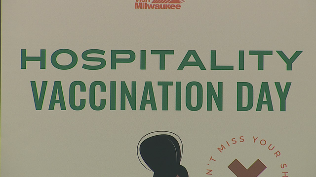 Vaccine clinic for restaurant, hotel workers at Wisconsin Center