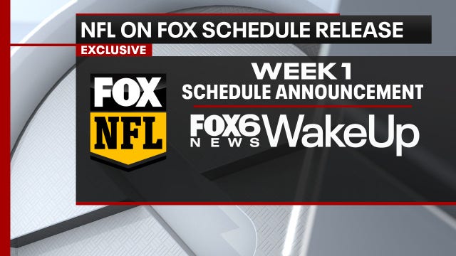 NFL on FOX schedule exclusive: Tune into FOX6 WakeUp Wednesday