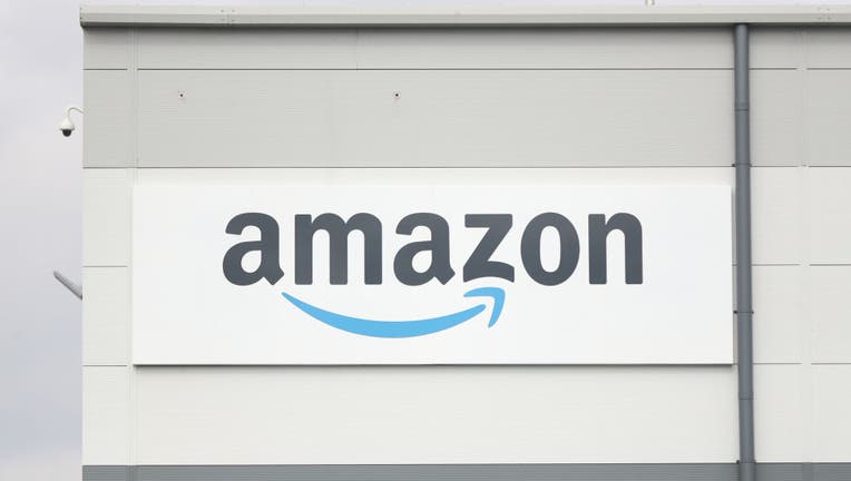 FILE - An Amazon warehouse is pictured on April 21, 2021, in Belfast, Ireland. (Photo by Niall Carson/PA Images via Getty Images)