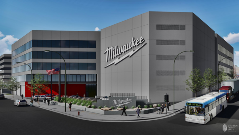 Rendering: Milwaukee Tool corporate office