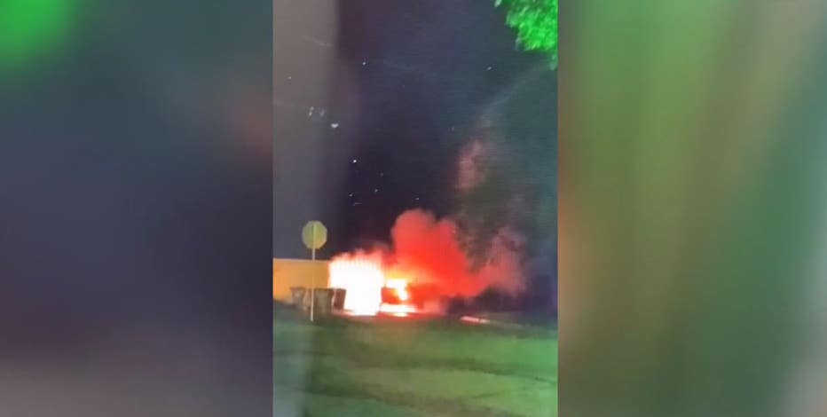 Vehicle fire, man found dead inside at Hawley and Martin