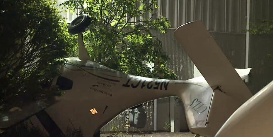 Plane crashes in Racine