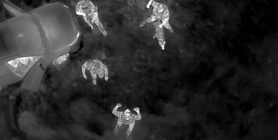 Suspect arrested, Washington County drone used to locate Milwaukee man