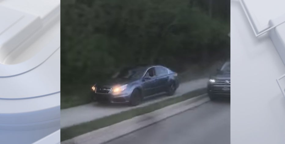 Reckless driver on sidewalk, sought by Milwaukee County deputies