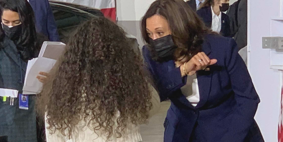 Milwaukee student meets Kamala Harris