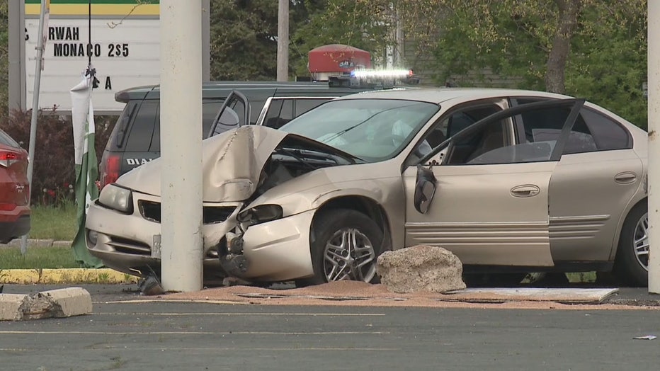 Crash at 3 Mile Road and Erie Street, Racine