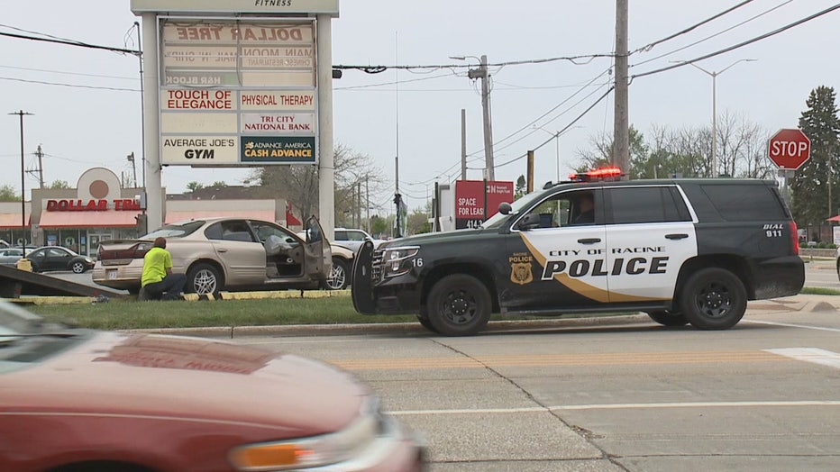 Crash at 3 Mile Road and Erie Street, Racine