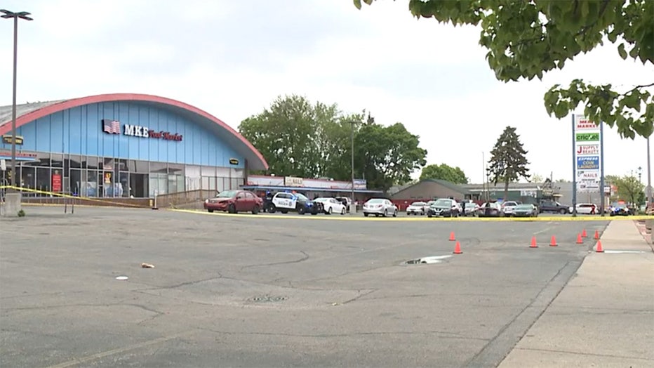 Shooting scene near 62nd and Silver Spring, Milwaukee