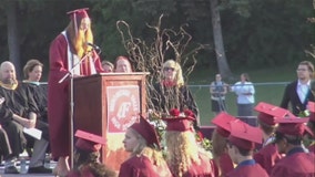 Menomonee Falls in-person graduation ceremony, seniors celebrate