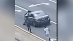 Atlanta teens seen climbing on moving car, trying to sell driver a bottle of water