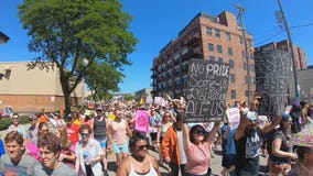Milwaukee pride march, LGBTQ, BLM communities come together