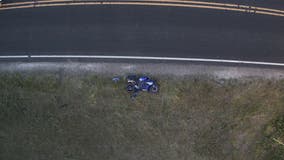 Burlington motorcycle crash; 1 injured, taken by Flight for Life