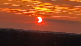 Partial solar eclipse: 'PacMan' sun greets early risers in Maryland