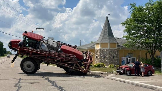 Town of Waterford tractor crash