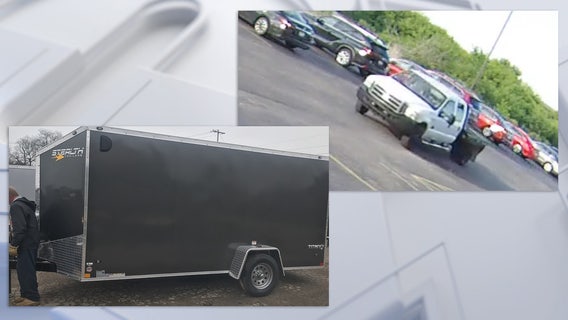 Kenosha trailer theft: Suspect, truck sought by police
