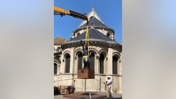 'Bon voyage': France sends miniature Statue of Liberty to D.C. for 10-year visit