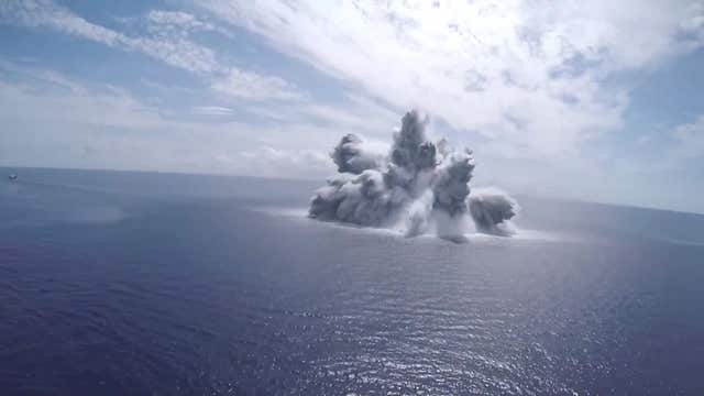 Carrier passes explosive 'shock trial,' US Navy says