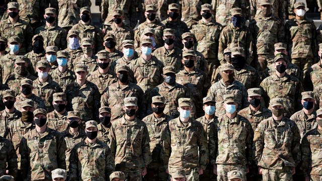 14 National Guard soldiers hurt in Virginia when military bus overturns