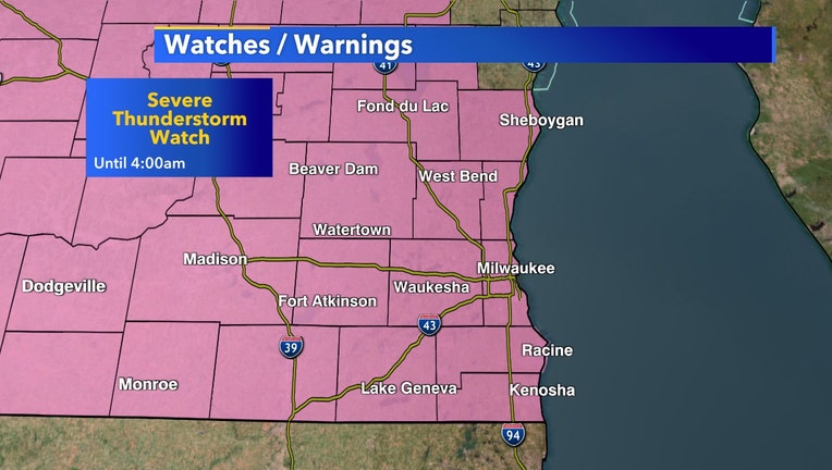 SE Wisconsin Severe Thunderstorm Watch Takes Effect | FOX6 Milwaukee