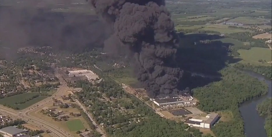 Illinois chemical plant fire: Residents wait for word to return home