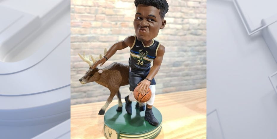 New Giannis Antetokounmpo bobblehead released, features deer