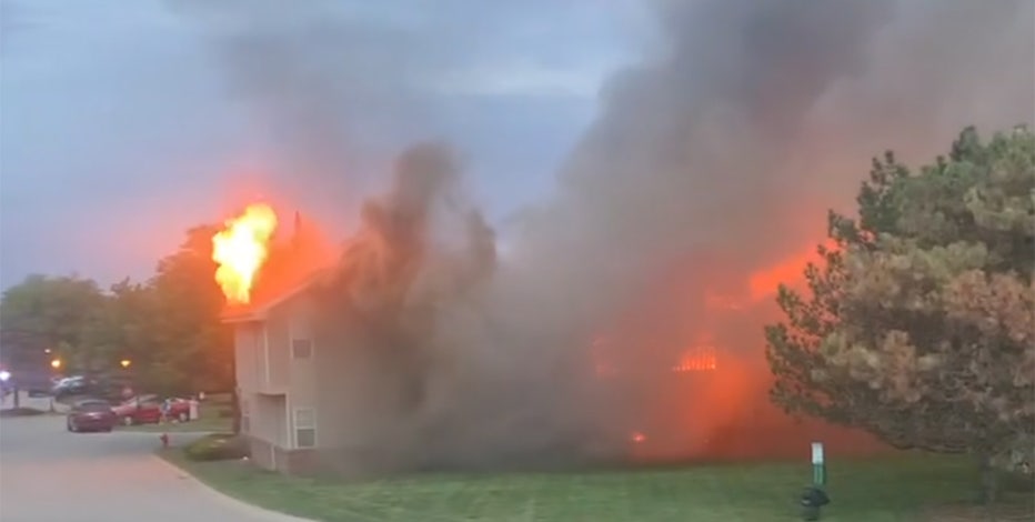 Hales Corners apartment fire: 1 building a total loss, no injuries