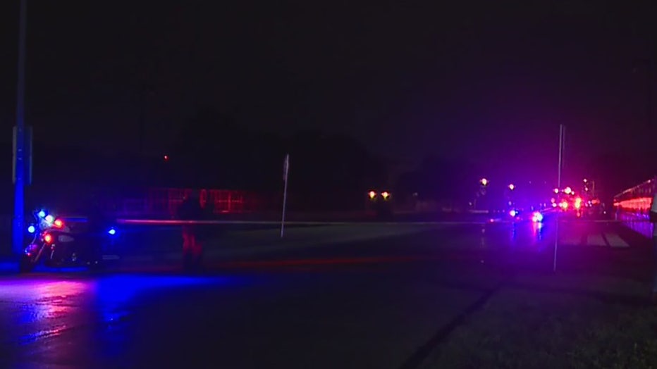 10th and Walnut hit-and-run crash scene