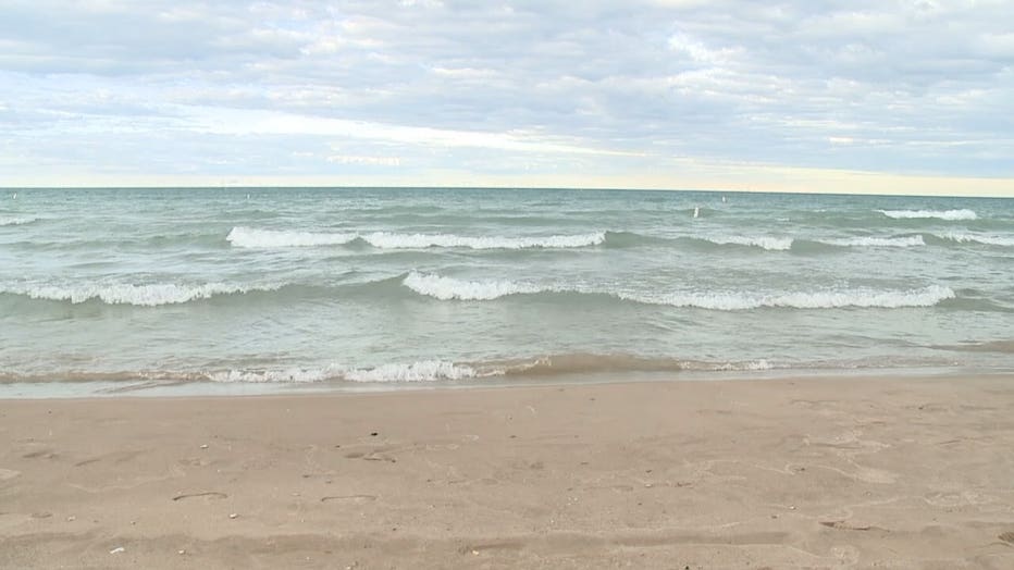 Water rescue at North Beach in Racine