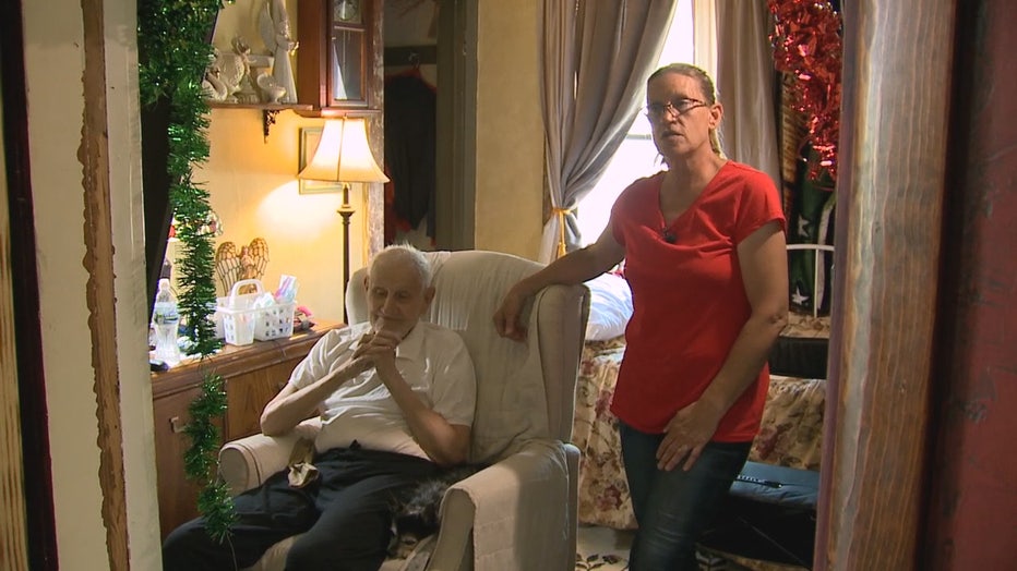 Felicia Alsberg and her father