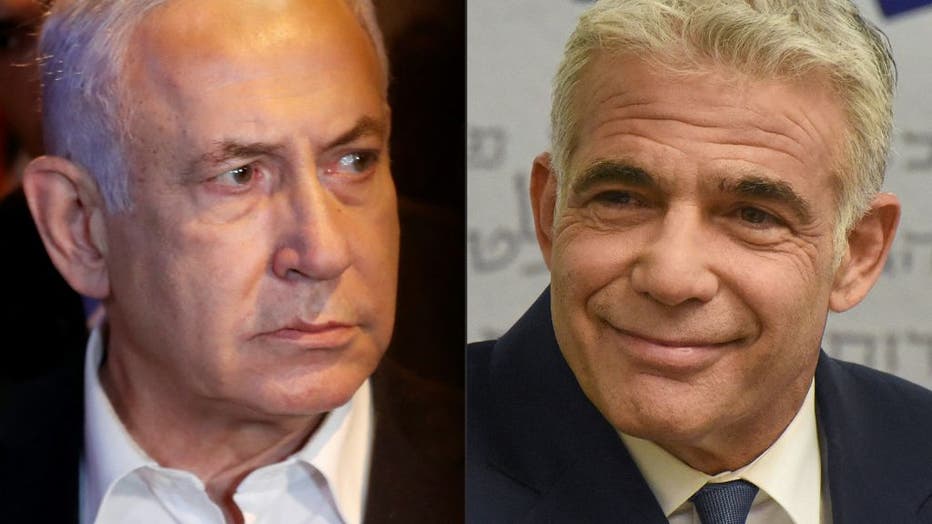 COMBO-ISRAEL-PALESTINIANS-CONFLICT-POLITICS-LAPID