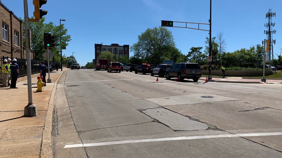 Law enforcement activity near 41st and National Avenue, Milwaukee