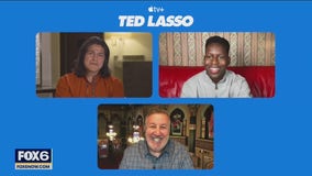 Gino talks with cast of 'Ted Lasso'