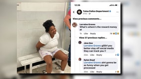 Woman arrested after commenting on police Facebook post about her, authorities say