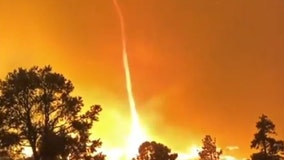 Dramatic ‘fire whirl’ spotted near Northern California and Nevada border