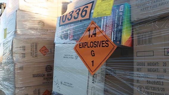 Nearly 80,000 pounds of illegal fireworks seized along California-Nevada border