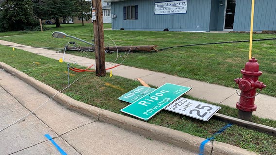 Ripon area storm damage, fatal crash