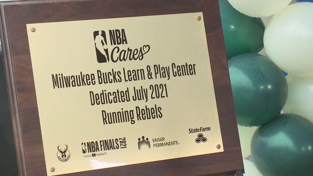 NBA Cares Learn and Play Center dedicated in Milwaukee