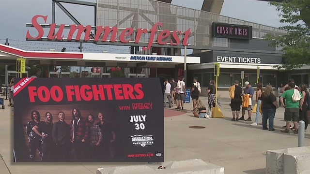 Foo Fighters play Milwaukee; city's 1st big concert since COVID