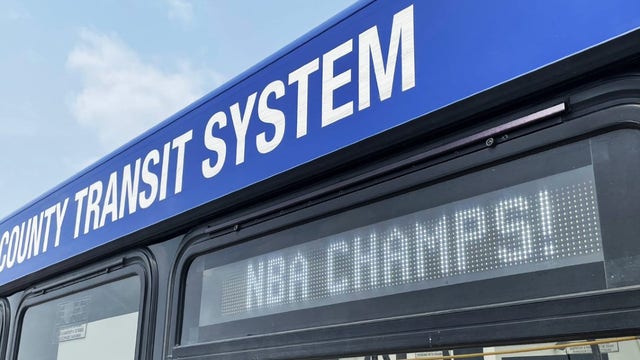 MCTS celebrates Bucks victory, displays special message on every bus