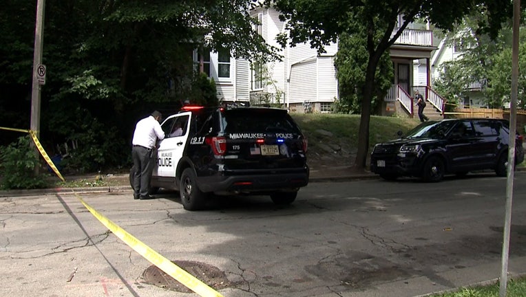 Homicide scene near 30th and St. Paul, Milwaukee