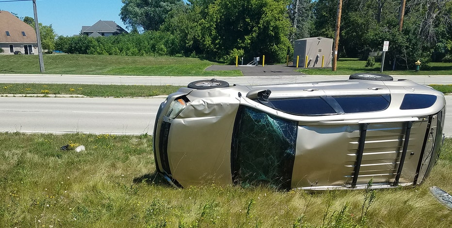 Mount Pleasant rollover crash: Child injured, 1 arrested