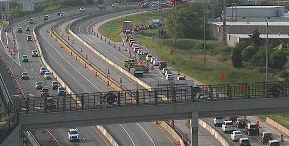 Motorcyclist critical after I-41 crash